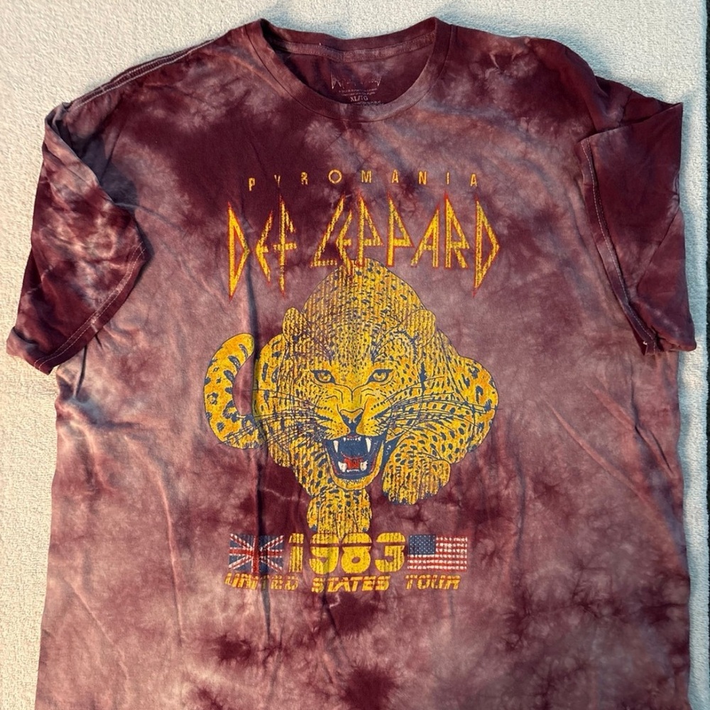 Def Leppard Pyromania Tour T-Shirt